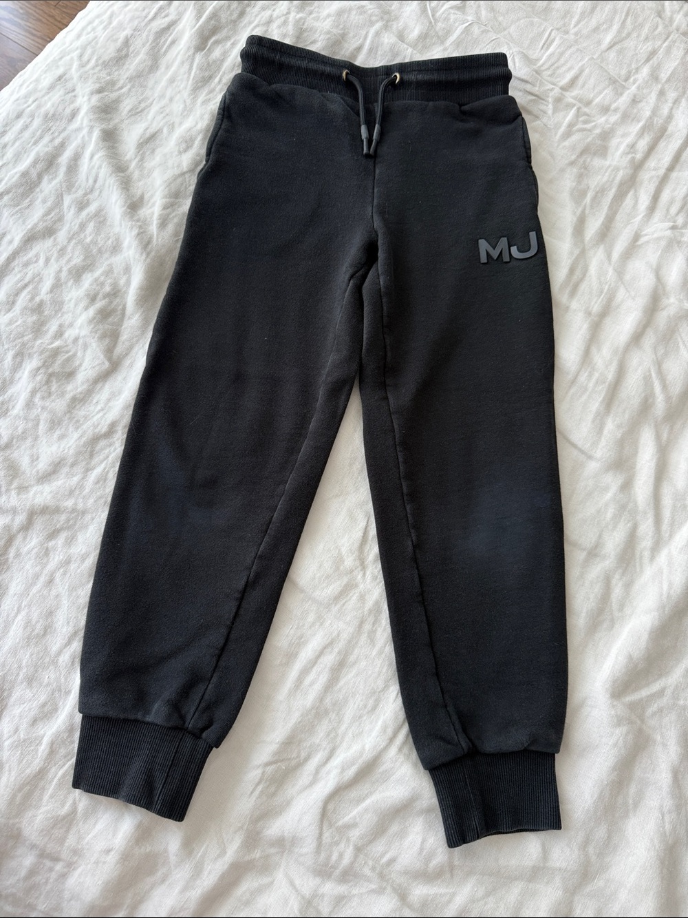 Marc Jacobs Black Kids Sweatpants with MJ Logo